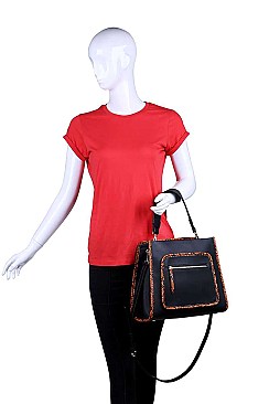 STYLISH KAI SATCHEL BAG WITH LONG STRAP JY17632