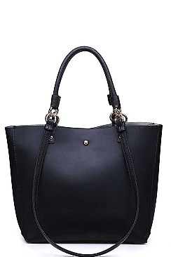 STYLISH TERI DOUBLE STRAP TOTE BAG JY-17981