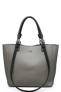 STYLISH TERI DOUBLE STRAP TOTE BAG JY-17981