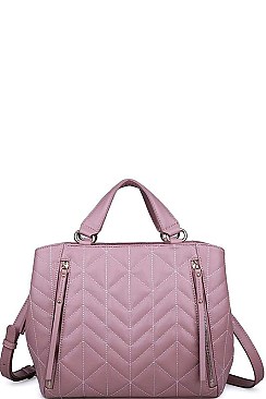 FANCY SIMONE SATCHEL WITH LONG STRAP JY-17990