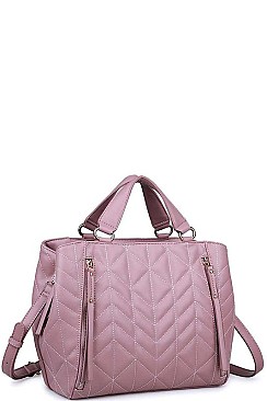 FANCY SIMONE SATCHEL WITH LONG STRAP JY-17990