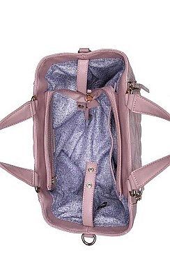 FANCY SIMONE SATCHEL WITH LONG STRAP JY-17990