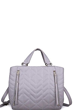 FANCY SIMONE SATCHEL WITH LONG STRAP JY-17990