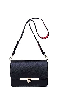 LUXURY HERMIONE SMOOTH VEGAN CROSSBODY BAG JY-18116