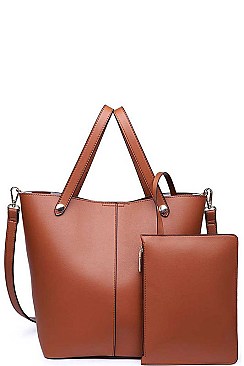 STYLISH LUXURY CAROLINA TOTE BAG WITH COIN PURSE JY-18191