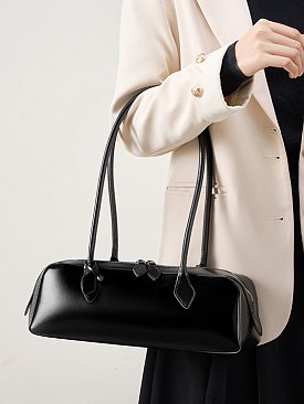 Fashion Top Handle Baguette Shoulder Bag