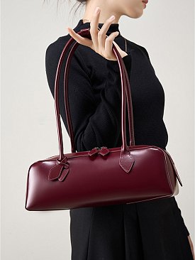 Fashion Top Handle Baguette Shoulder Bag