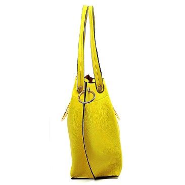 Fashion 2 Handles Satchel & Crossbody Bag Set
