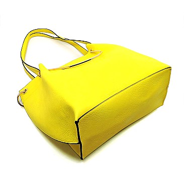 Fashion 2 Handles Satchel & Crossbody Bag Set