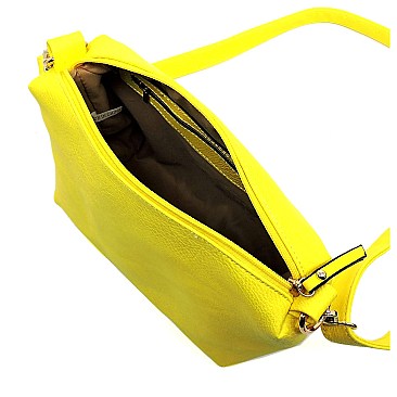 Fashion 2 Handles Satchel & Crossbody Bag Set