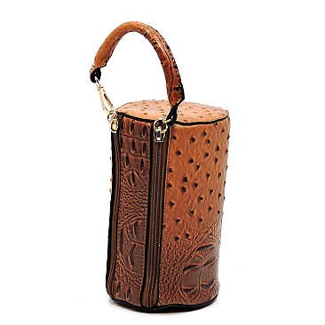 Crocodile 2-in-1 Duffel & Makeup Pouch Set