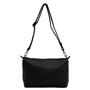 2-in-1 Pebble Textured Shopper Bag