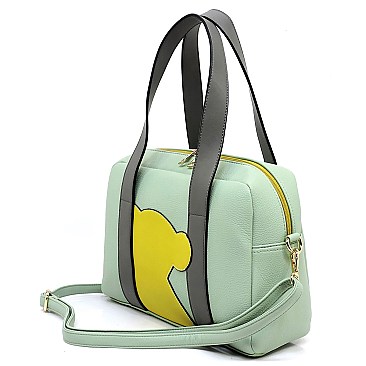 Fashion Bear 2-in-1 Boston Bag