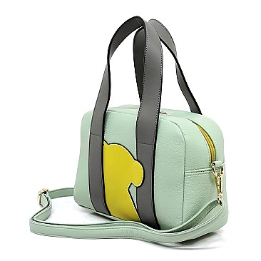 Fashion Bear 2-in-1 Boston Bag