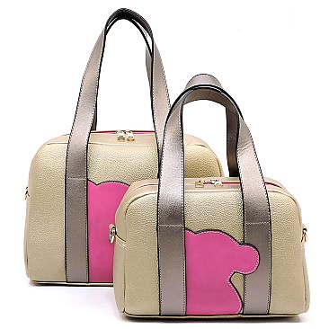 Fashion Bear 2-in-1 Boston Bag