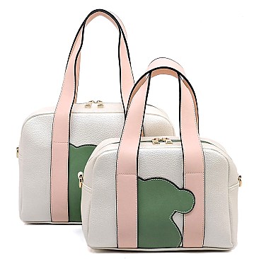 Fashion Bear 2-in-1 Boston Bag