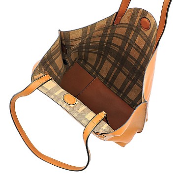 Reversible Tote and Pouch Set