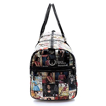 Michelle Obama Designer Duflle Handbag