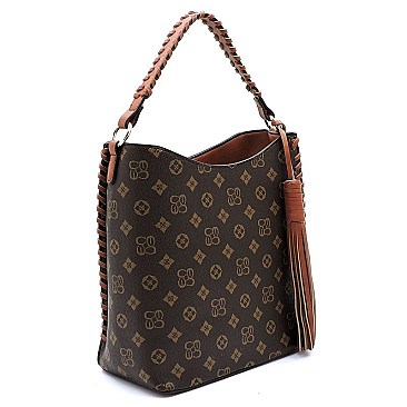 Pack of 3 Monogram Bucket Satchel
