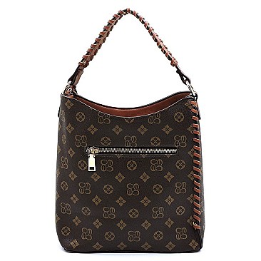 Pack of 3 Monogram Bucket Satchel