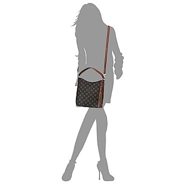 Pack of 3 Monogram Bucket Satchel
