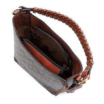 Pack of 3 Monogram Bucket Satchel