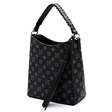 Pack of 3 Monogram Bucket Satchel