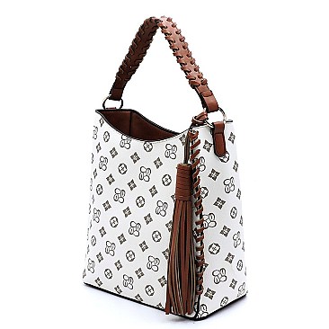 Pack of 3 Monogram Bucket Satchel