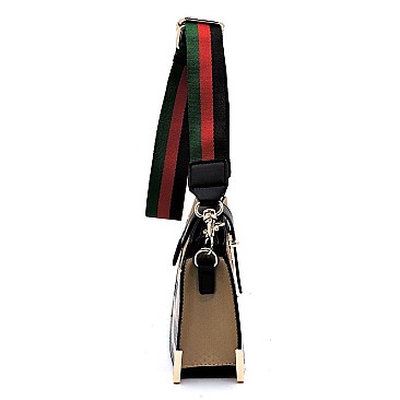 Plaid Check Tartan Cross Body Satchel