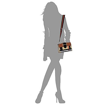 Plaid Check Tartan Cross Body Satchel