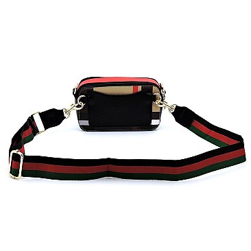 Convertible Tartan Plaid Check Cross Body Bag & Fanny Pack