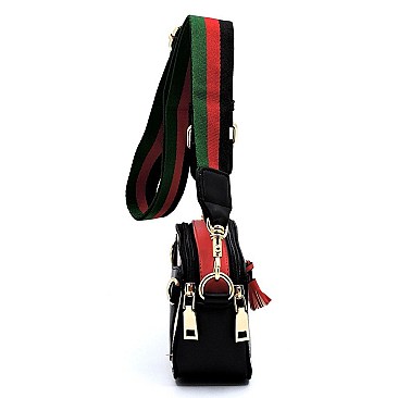 Convertible Tartan Plaid Check Cross Body Bag & Fanny Pack