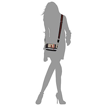 Convertible Tartan Plaid Check Cross Body Bag & Fanny Pack