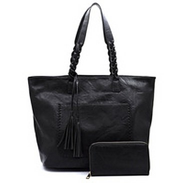 Braided Top Handle 2-in-1 Shopper