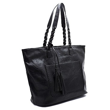 Braided Top Handle 2-in-1 Shopper