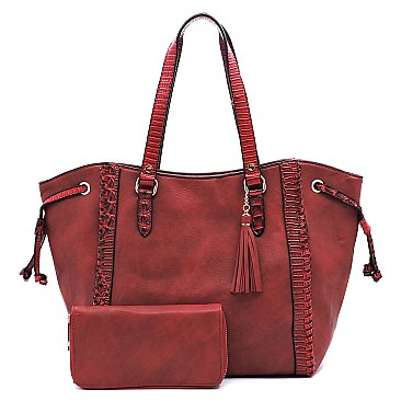 Croc Trimmed 2-in-1 Shopper