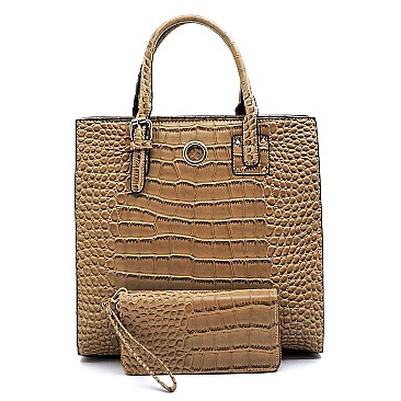 Croc 2-in-1 Top Handle Satchel
