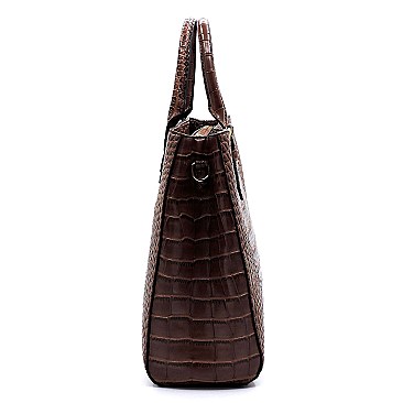 Croc 2-in-1 Top Handle Satchel