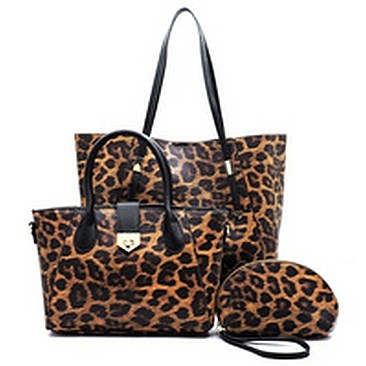 Leopard 3-in-1 Tote