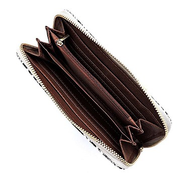 Python Snake Skin Fringe Colorblock 2-in-1 Shoulder Bag Hobo