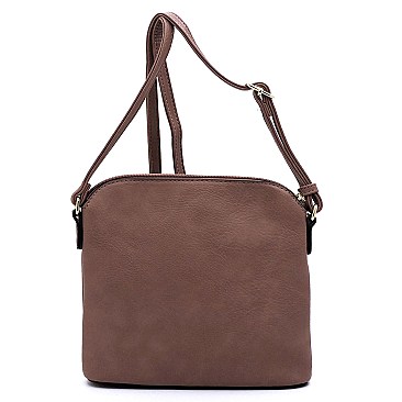 Bow Tassel Zipper Crossbody Bag