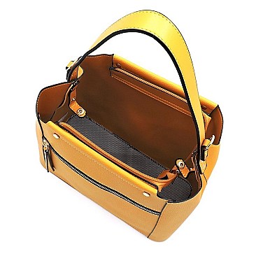 Fashion Zipper 2-in-1 Shoulder Bag
