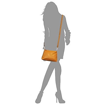 Fashion Zipper 2-in-1 Shoulder Bag