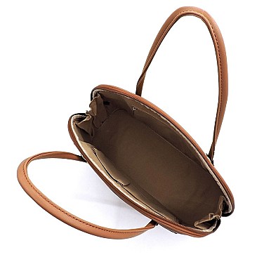 Front Pocket 2-in-1 Dome Satchel