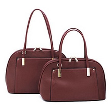 Front Pocket 2-in-1 Dome Satchel