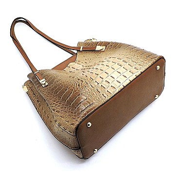 Croc 4-in-1 Boxy Satchel