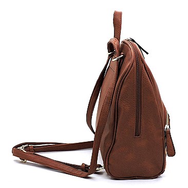 Leopard Colorblock 3-in-1 Backpack