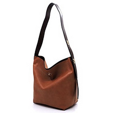 Fashion Twist Lock 2-in-1 Shoulder Bag