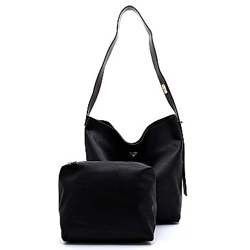 Fashion Twist Lock 2-in-1 Shoulder Bag