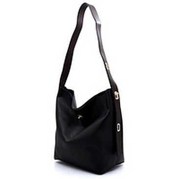 Fashion Twist Lock 2-in-1 Shoulder Bag